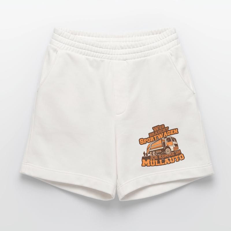 Müllauto Spruch Heavyweight Shorts - made by SPREAD 