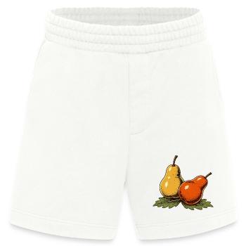 Birnen und Herbstblätter - Heavyweight Shorts - made by SPREAD  - OFF WHITE - Vorne