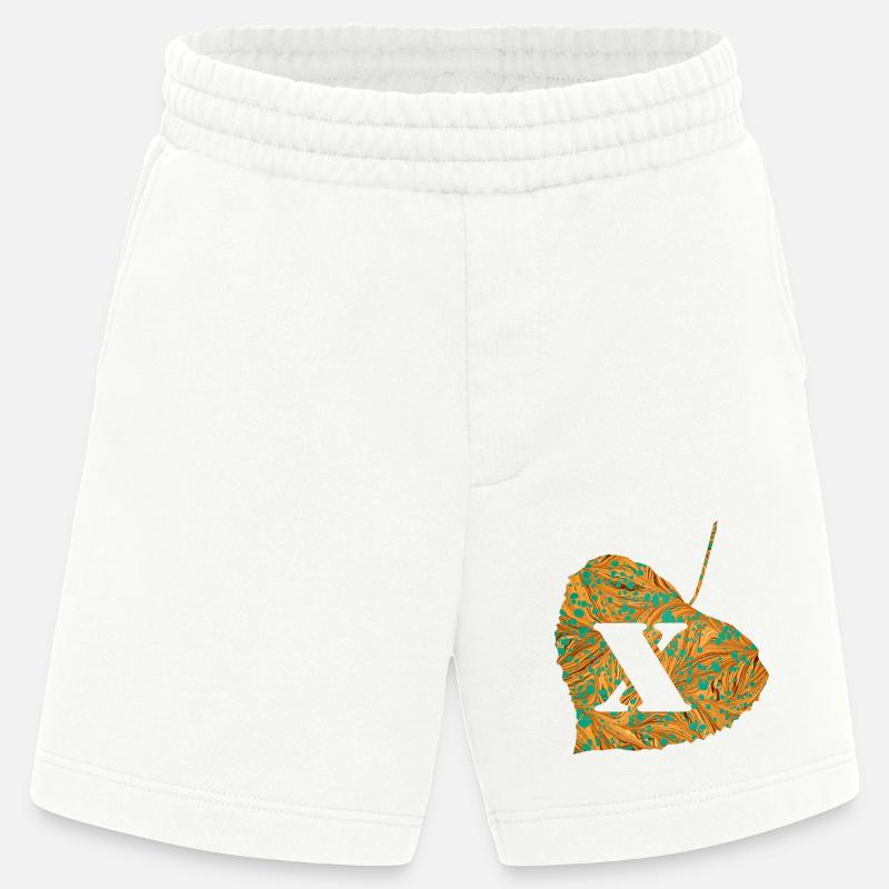 Feuille E 95 x - Short bio épais fabriqué en UE - OFF WHITE