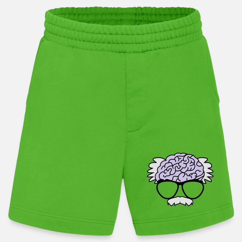Gehirn eines Professors - Heavyweight Shorts - made by SPREAD  - Apple Neon