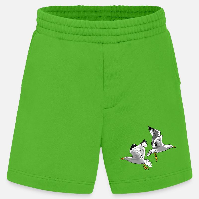 moewe vogel urlaub - Heavyweight Shorts - made by SPREAD  - Apple Neon