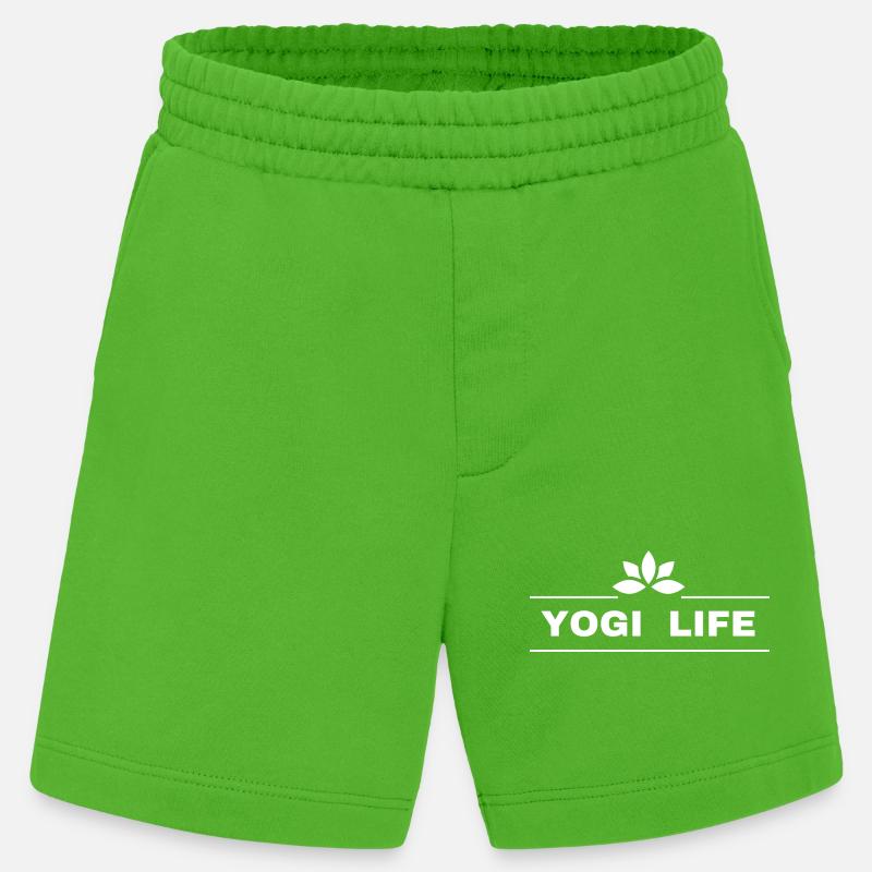 Yogi-Leben - Heavyweight Shorts - made by SPREAD  - Apple Neon