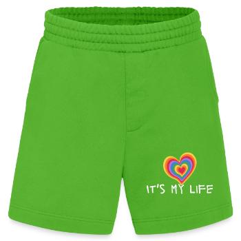 It's My Life - LGBT - Heavyweight Shorts - made by SPREAD  - Apple Neon - Vorne