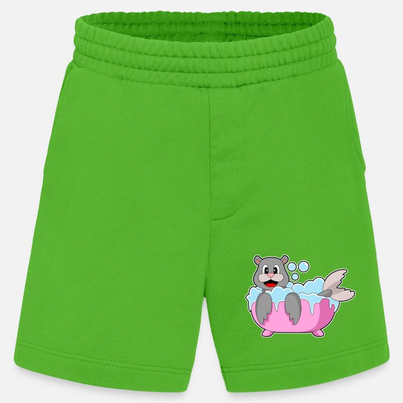 Baignoire scellée - Short bio épais fabriqué en UE - Apple Neon