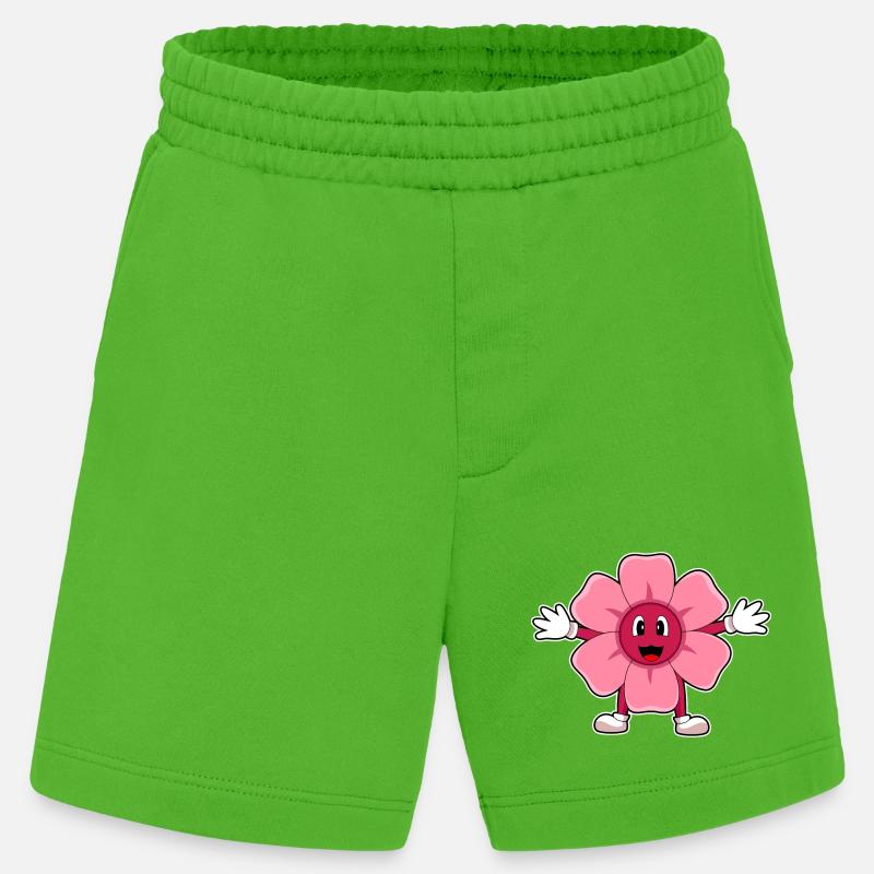 Pinke Blume - Heavyweight Shorts - made by SPREAD  - Apple Neon
