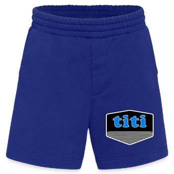 Titi - Short bio épais fabriqué en UE - Iconic Blue - Devant