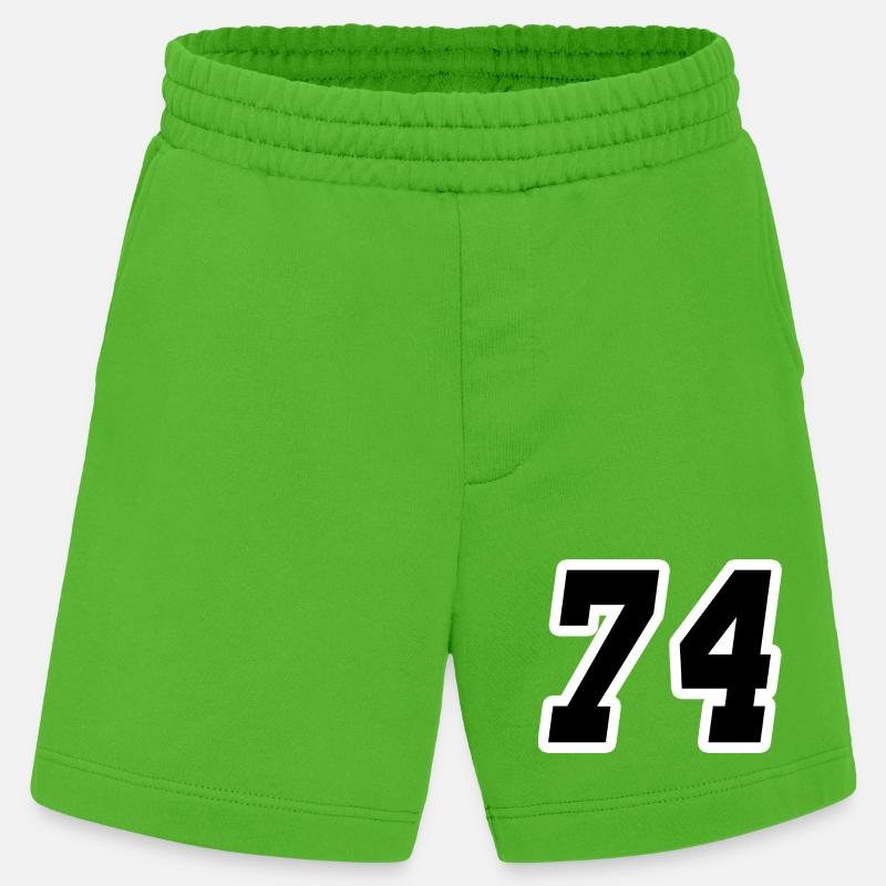 Nummer vierundsiebzig 74 - Heavyweight Shorts - made by SPREAD  - Apple Neon