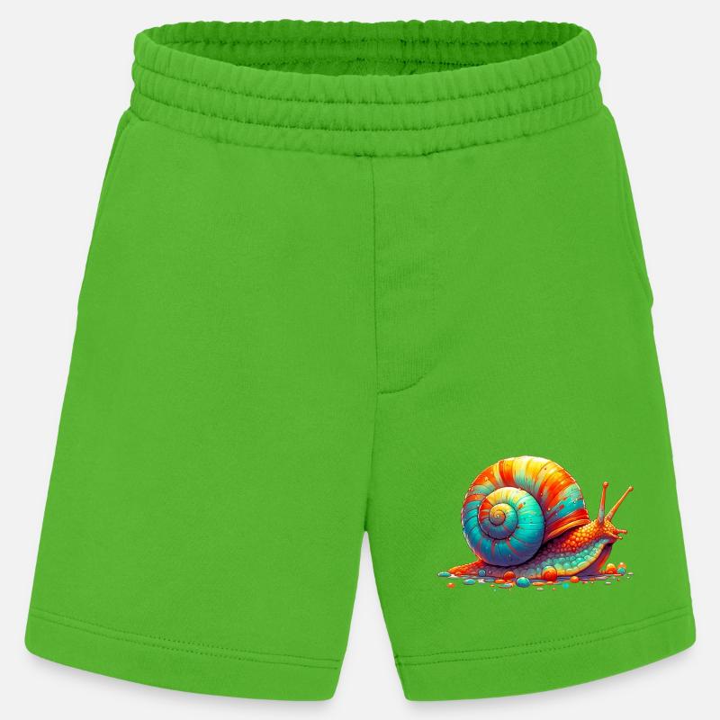 Schnecke - Heavyweight Shorts - made by SPREAD  - Apple Neon