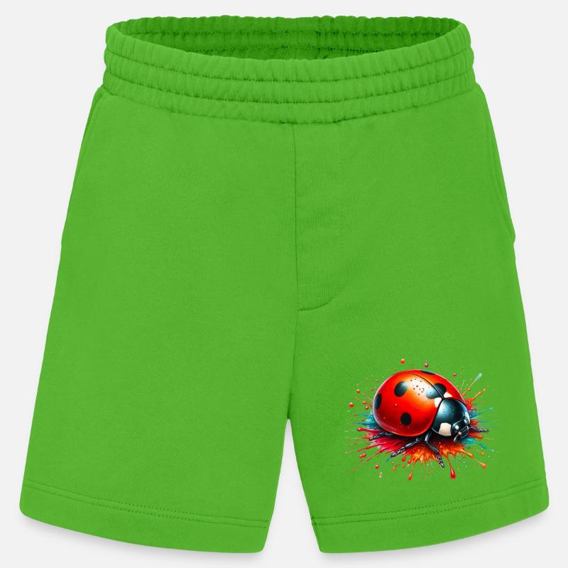 Marienkäfer - Heavyweight Shorts - made by SPREAD  - Apple Neon
