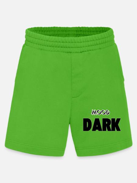 Mood: Dark - Heavyweight Shorts - made by SPREAD - Apple Neon