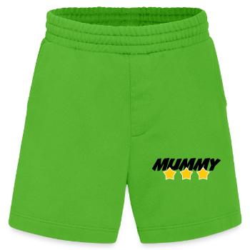 Mama des Jahres - Muttertag - Heavyweight Shorts - made by SPREAD  - Apple Neon - Vorne