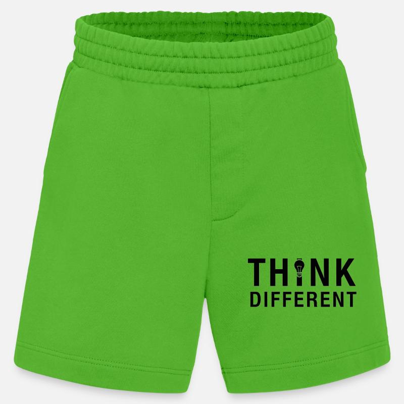 Creative Think Different Lightbulb Design - Heavyweight Shorts - made by SPREAD  - Apple Neon