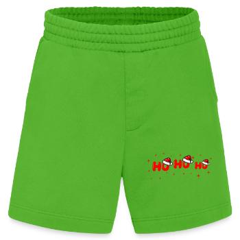 Ho Ho Ho Santa Schriftzug - Heavyweight Shorts - made by SPREAD  - Apple Neon - Vorne