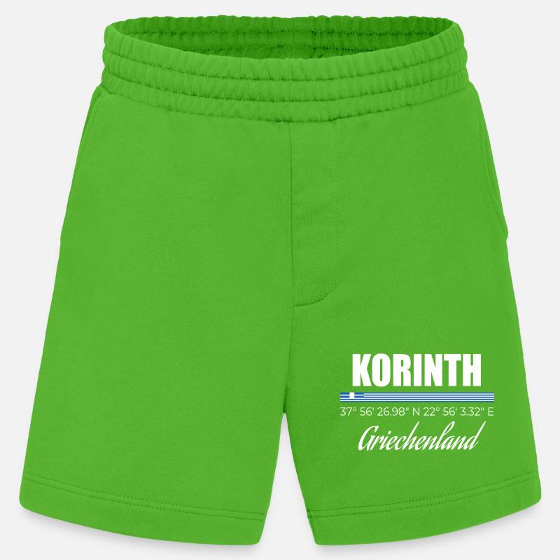 Corinth - Heavyweight Shorts - made by SPREAD  - Apple Neon