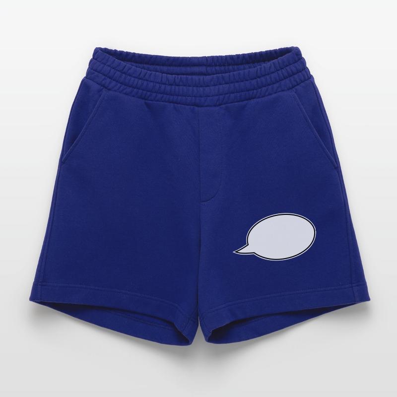 Speech bubble comic right Heavyweight Shorts - made by SPREAD 