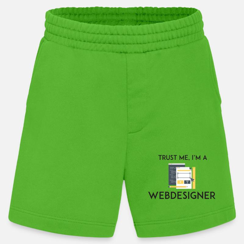 Vertrau mir, ich bin Webdesigner - Heavyweight Shorts - made by SPREAD  - Apple Neon