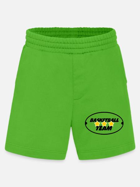 Basketball team - Heavyweight Shorts - made by SPREAD  - Apple Neon
