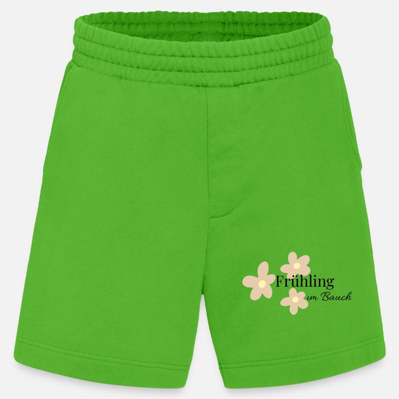 Frühling im Bauch   - Heavyweight Shorts - made by SPREAD  - Apple Neon