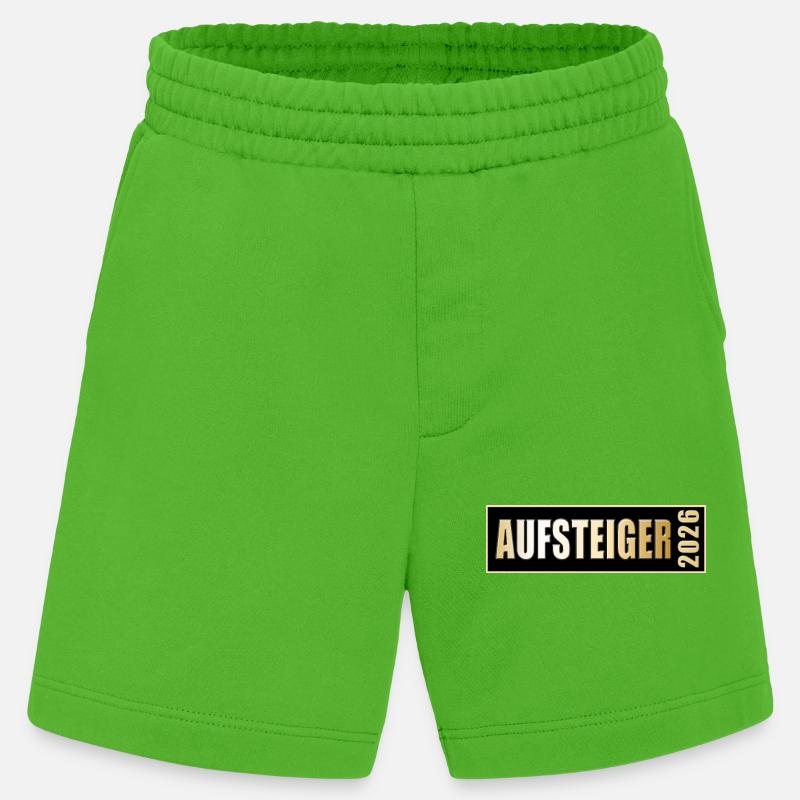 Aufsteiger 2026 Aufstieg - Heavyweight Shorts - made by SPREAD  - Apple Neon