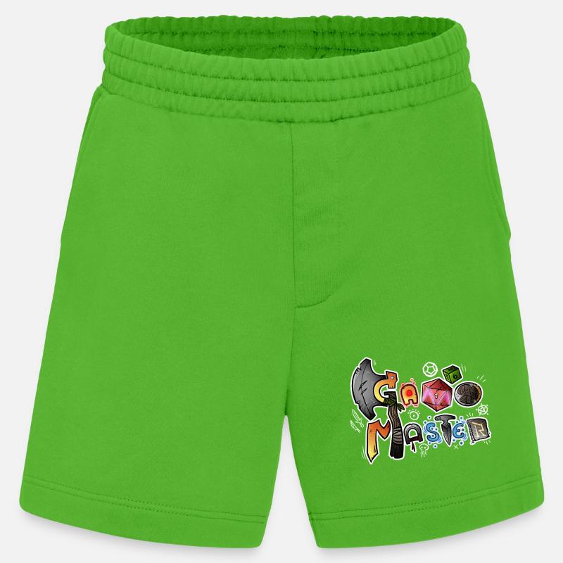 Game Master - Heavyweight Shorts - made by SPREAD  - Apple Neon