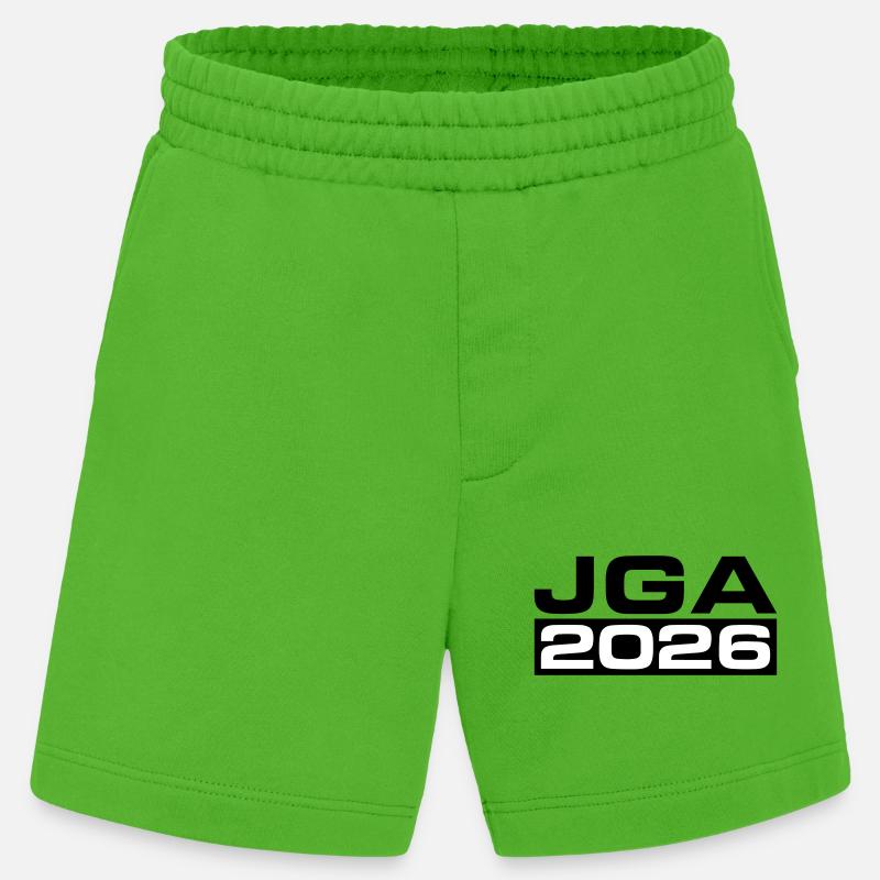 Jga 2026 Junggesellenabschied - Heavyweight Shorts - made by SPREAD  - Apple Neon