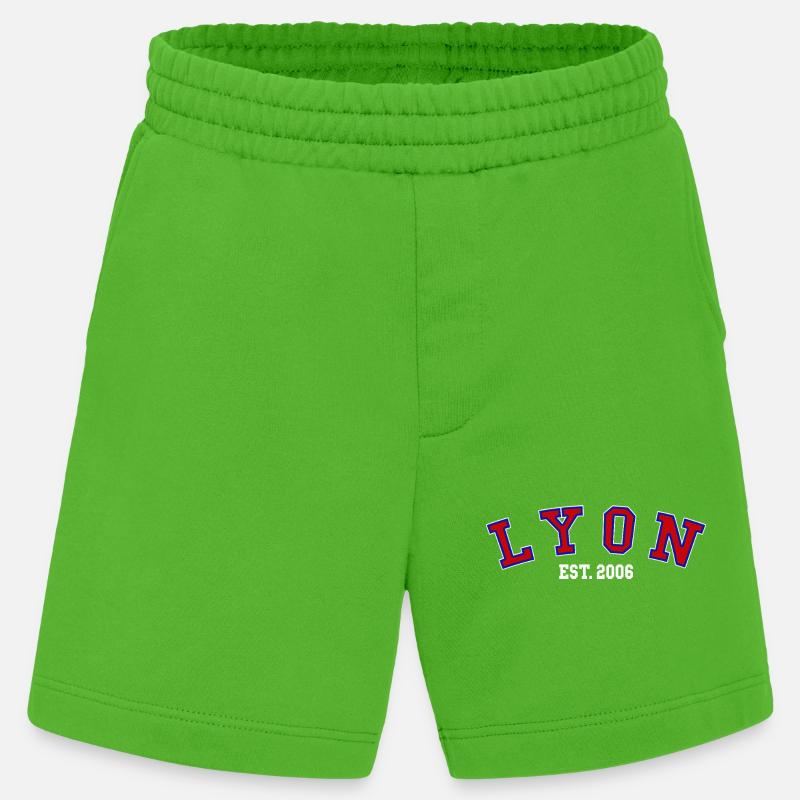 Lyon gegründet 2006 - Heavyweight Shorts - made by SPREAD - Apple Neon