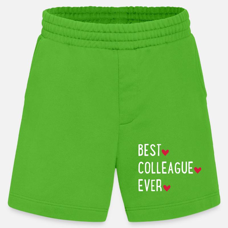 Bester Kollege der Welt - Heavyweight Shorts - made by SPREAD  - Apple Neon