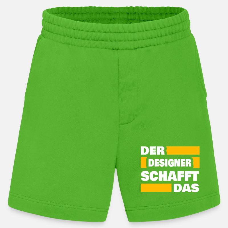 Beruf Designer - Heavyweight Shorts - made by SPREAD  - Apple Neon