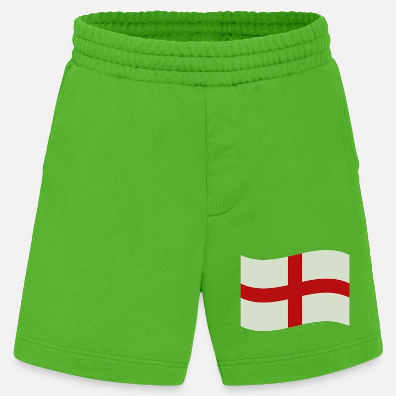Drapeau anglais - Short bio épais fabriqué en UE - Apple Neon