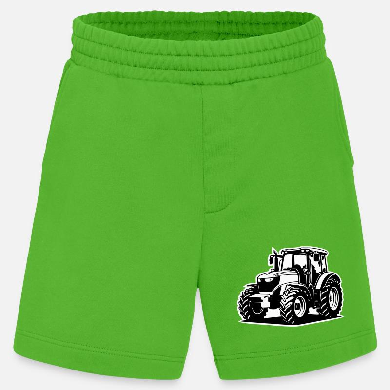 Traktor / Trecker / Schlepper (2-farbig) - Heavyweight Shorts - made by SPREAD  - Apple Neon