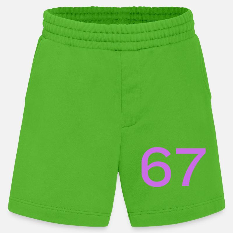 67 - Short bio épais fabriqué en UE - Apple Neon