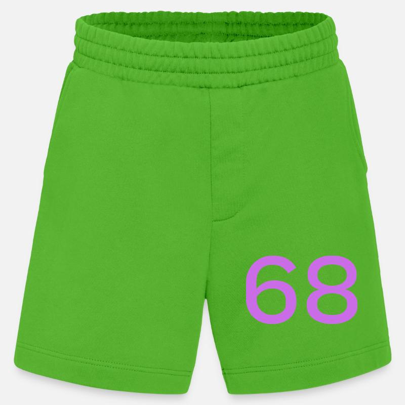 68 - Short bio épais fabriqué en UE - Apple Neon