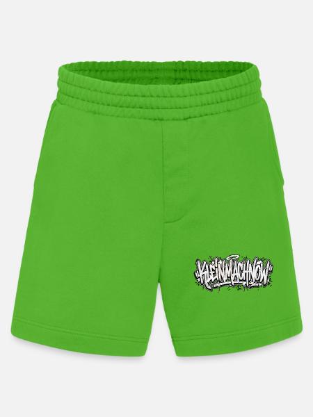 Kleinmachnow Berlin Graffiti Oldschool Hip Hop - Heavyweight Shorts - made by SPREAD - Apple Neon