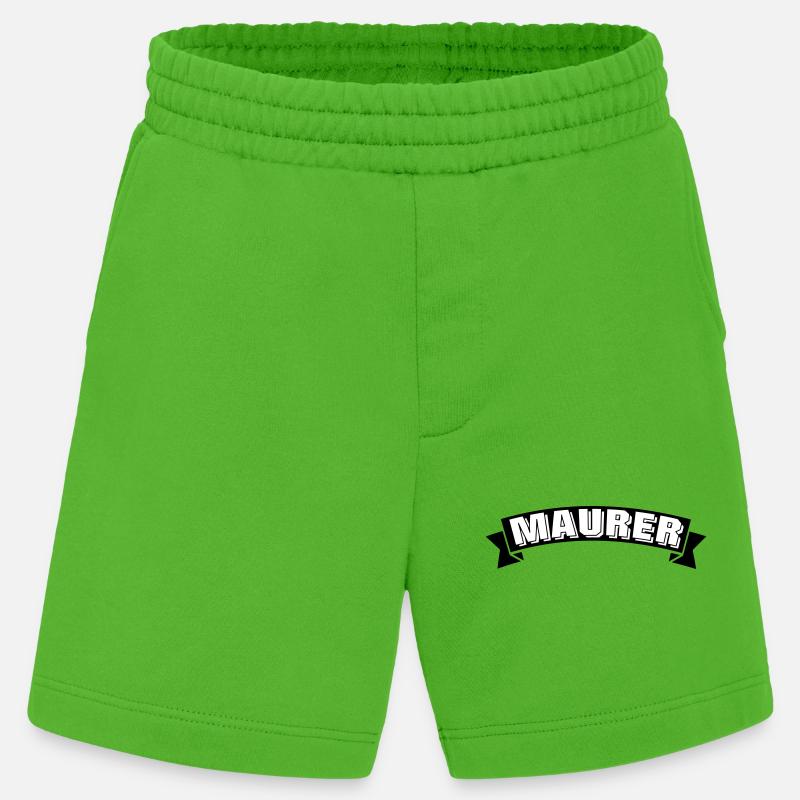 Maurer Design - Heavyweight Shorts - made by SPREAD  - Apple Neon