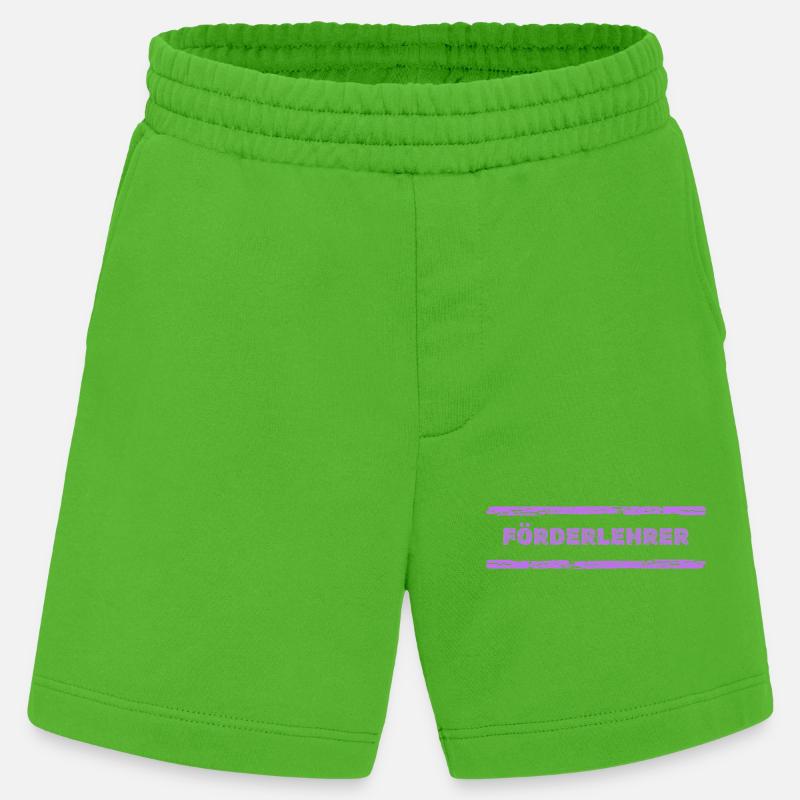 Gift for support teacher - Heavyweight Shorts - made by SPREAD  - Apple Neon