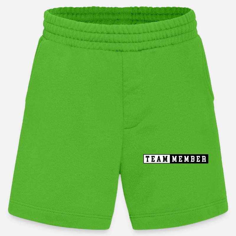 Équipier - Short bio épais fabriqué en UE - Apple Neon