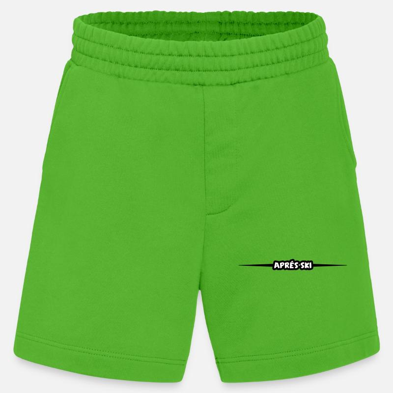 Apres Ski Strich - Heavyweight Shorts - made by SPREAD  - Apple Neon