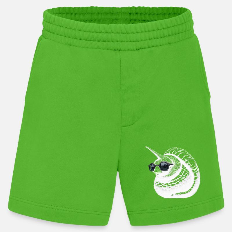 Coole EinhornSchnecke - Heavyweight Shorts - made by SPREAD  - Apple Neon