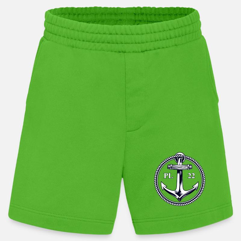 PL22 Marineanker - Heavyweight Shorts - made by SPREAD  - Apple Neon