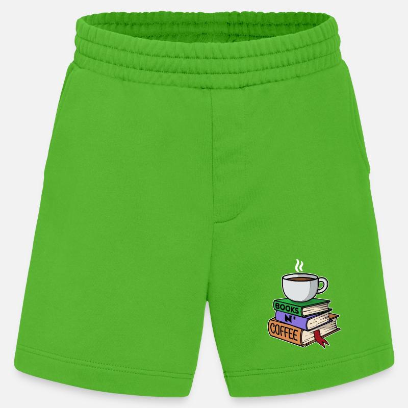 Kaffeetrinker Milchkaffee Kaffee Trinken Statement - Heavyweight Shorts - made by SPREAD  - Apple Neon