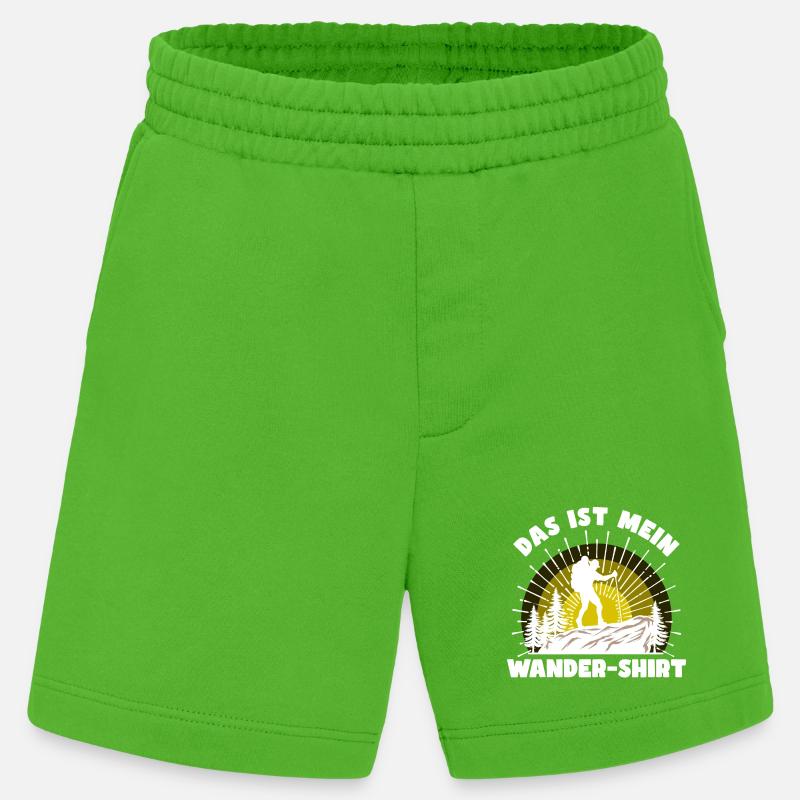 Wandern Statement Bergsteigen Klettern Statement - Heavyweight Shorts - made by SPREAD - Apple Neon