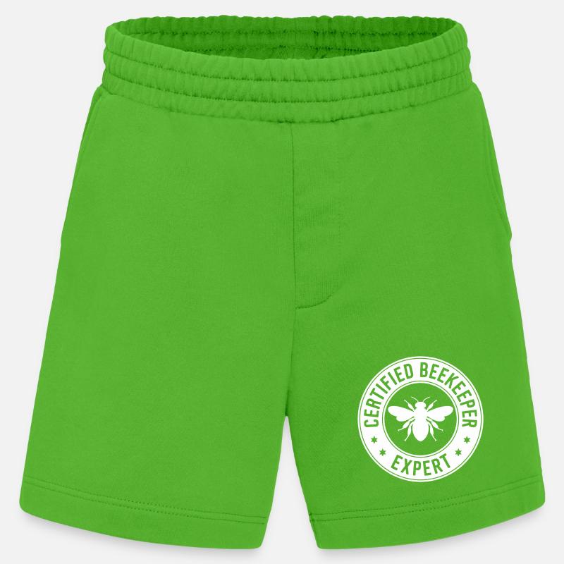 Beekeeper Beekeeper Beekeeper Beekeeping Gift - Heavyweight Shorts - made by SPREAD  - Apple Neon