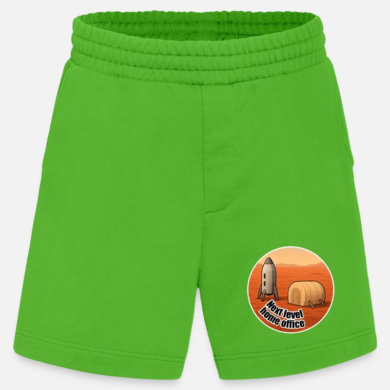Mars Next Level Home Office - Heavyweight Shorts - made by SPREAD  - Apple Neon