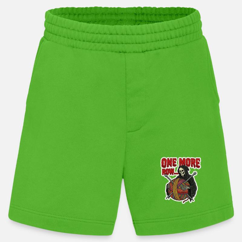 Noch Eine Reihe... Sensenstrick - Heavyweight Shorts - made by SPREAD - Apple Neon