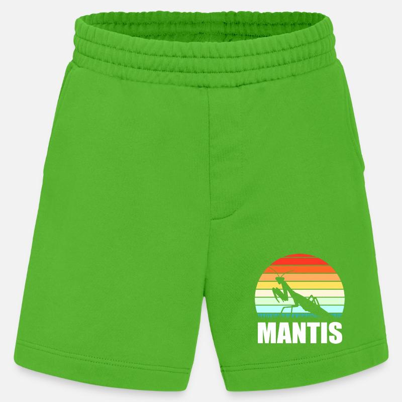 Mantis Gottesanbeter Gottesanbeterin - Heavyweight Shorts - made by SPREAD  - Apple Neon
