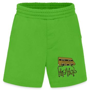 Hip-Hop-Kassette - Heavyweight Shorts - made by SPREAD  - Apple Neon - Vorne