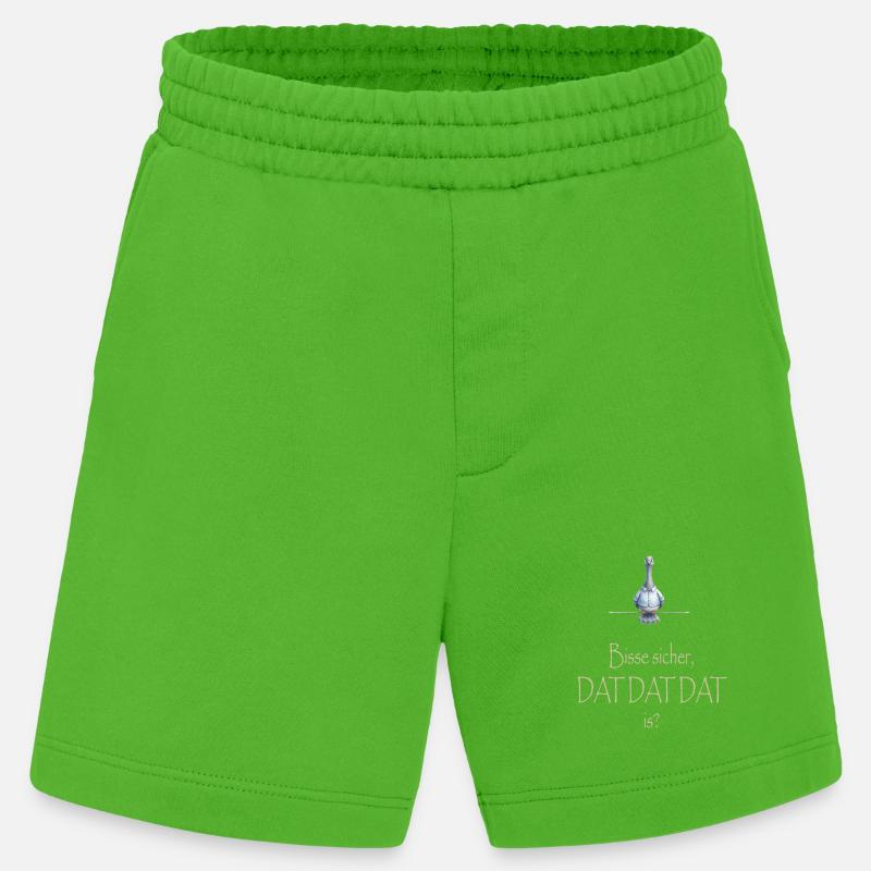 DAT DAT DAT - Heavyweight Shorts - made by SPREAD  - Apple Neon