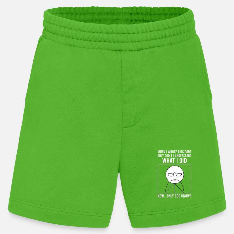 Programmierer Informatiker Softwareentwickler Meme - Heavyweight Shorts - made by SPREAD  - Apple Neon