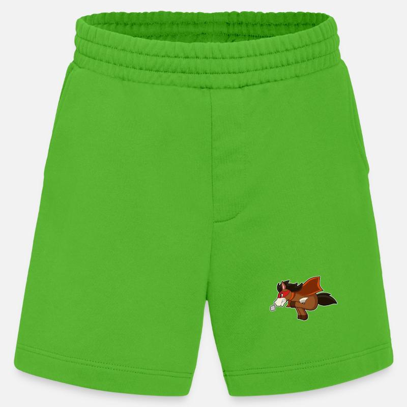 Pferd Held - Heavyweight Shorts - made by SPREAD  - Apple Neon