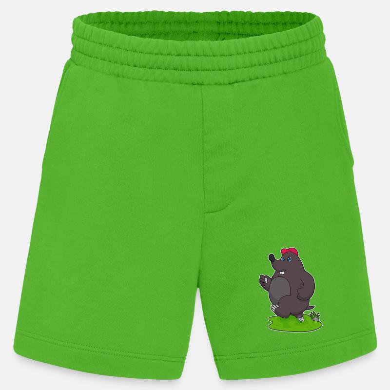 Mole Jogger Jogging - Short bio épais fabriqué en UE - Apple Neon